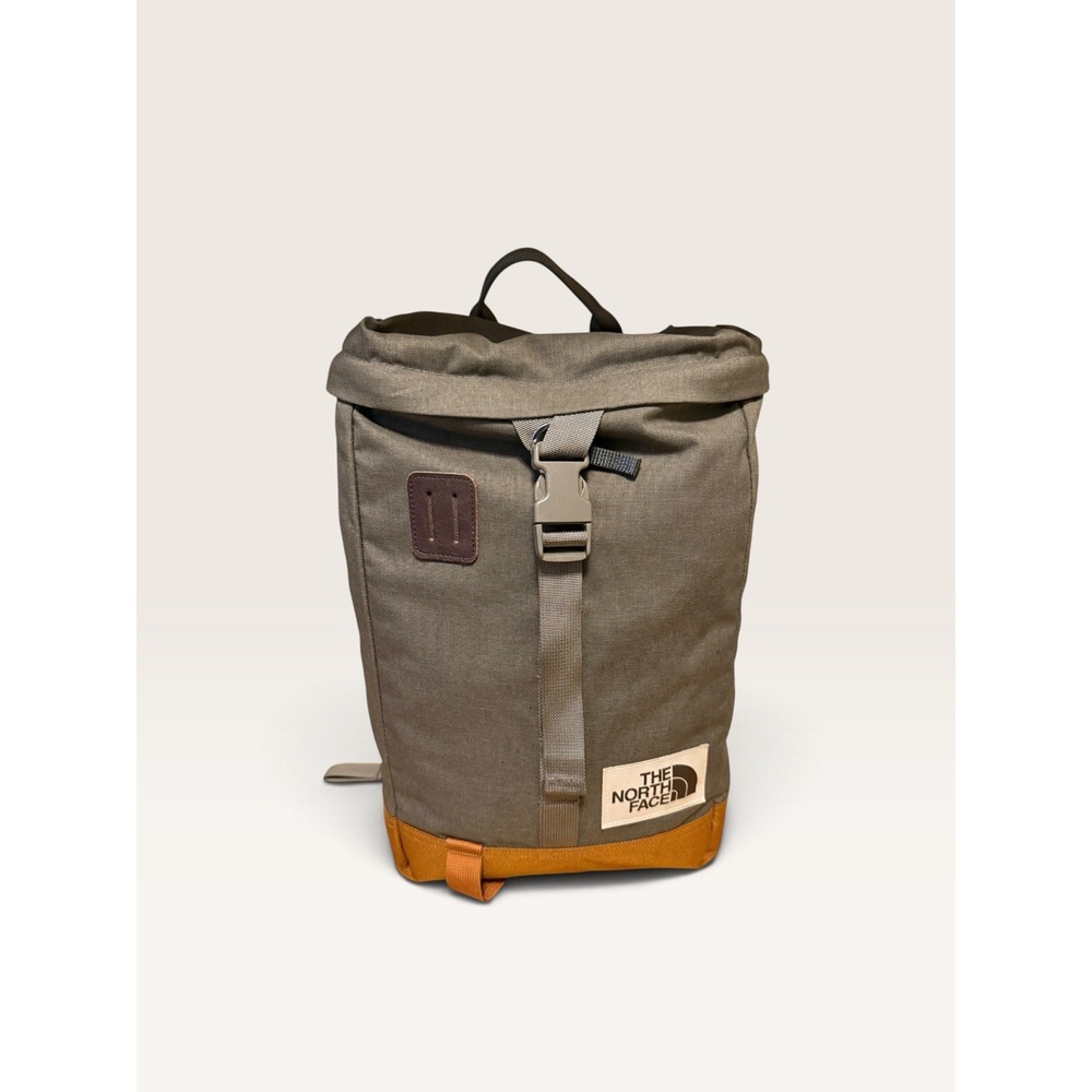 The North Face Top Loader Backpack NF0A3KY3 Gray Brown Heritage Laptop Pack